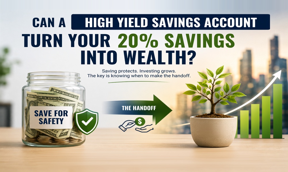 high yield savings account savings vs investing
