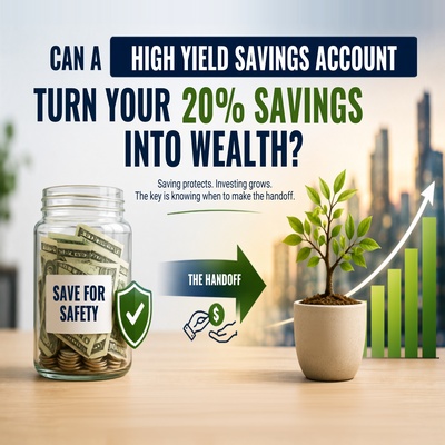 high yield savings account savings vs investing